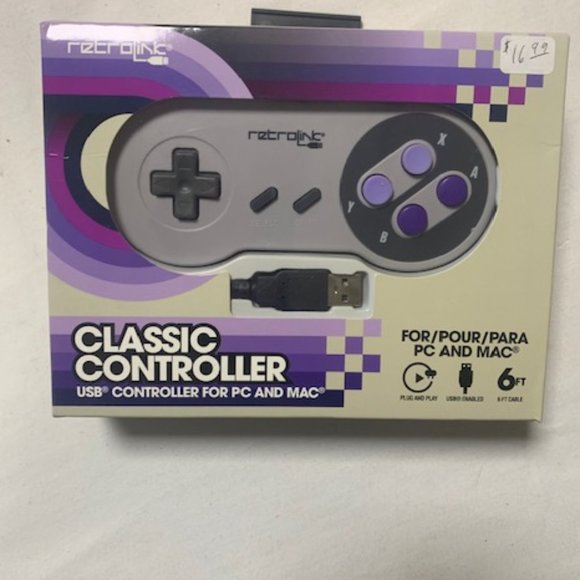 Retrolink Classic Controller USB For PC and MAC new in box - Picture 1 of 1